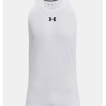 Baseline Cotton Tank White d'Under Armour pas cher - Nutriwellness