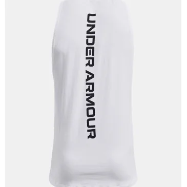 Baseline Cotton Tank White d'Under Armour pas cher - Nutriwellness