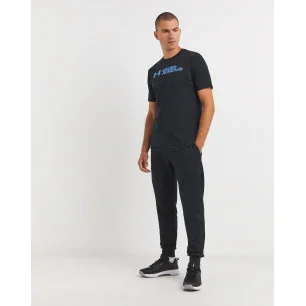 T-shirt Sliced Wordmark 60/40 Black - Under Armour