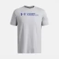T-shirt Sliced Wordmark 60/40 Gray - Under Armour