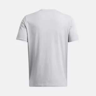 T-shirt Sliced Wordmark 60/40 Gray - Under Armour