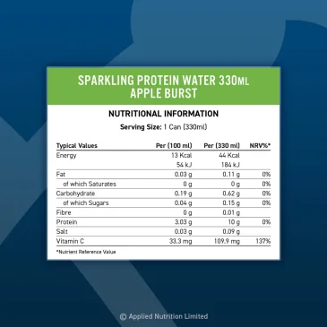 Sparkling Protein Water d'Applied Nutrition pas cher - Nutriwellness