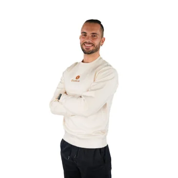 Sweat-shirt Essential Unisex Natural Raw de Sveltus - Nutriwellness