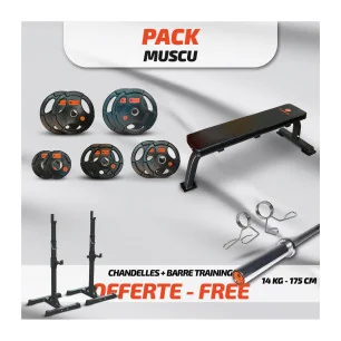Pack Muscu (Chandelles + Barre offertes) de Sveltus pas cher