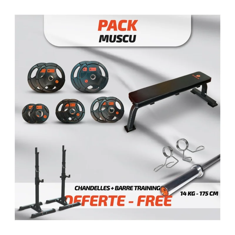Pack Muscu (Chandelles + Barre offertes) - Sveltus