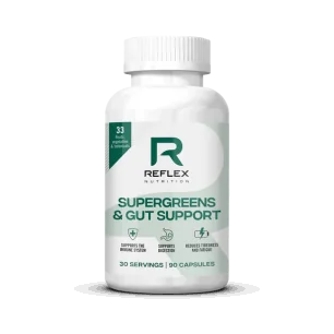 Supergreens & Gut Support - 90 caps de Reflex Nutrition pas cher