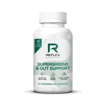 Supergreens & Gut Support - 90 caps de Reflex Nutrition pas cher