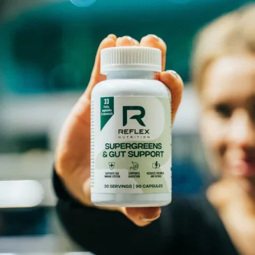 Supergreens & Gut Support - 90 caps de Reflex Nutrition pas cher