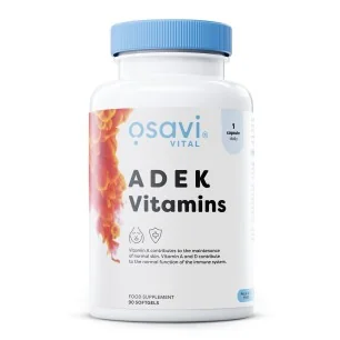 ADEK Vitamins vegan - 90 softgels d'Osavi - Nutriwellness