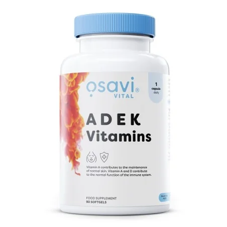 ADEK Vitamins vegan - 90 softgels d'Osavi - Nutriwellness