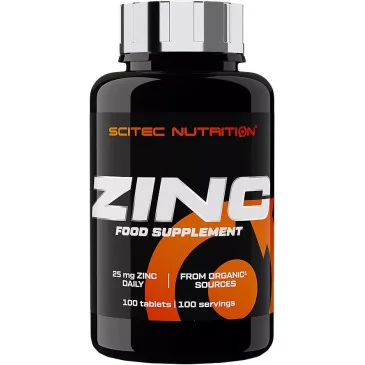 Zinc 25mg 100 comprimés de Scitec Nutrition pas cher - Nutriwellness