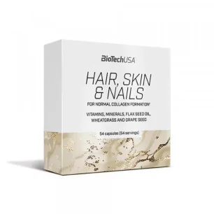 Hair, skin & nails (54 caps) de Biotech USA pas cher - Nutriwellness