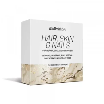 Hair, skin & nails (54 caps) de Biotech USA pas cher - Nutriwellness