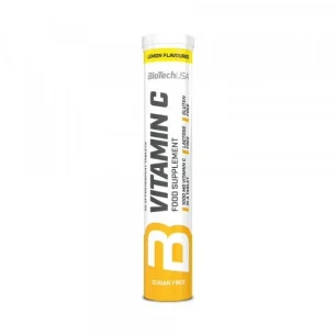 Vitamine C effervescent de BioTech USA pas cher - Nutriwellness