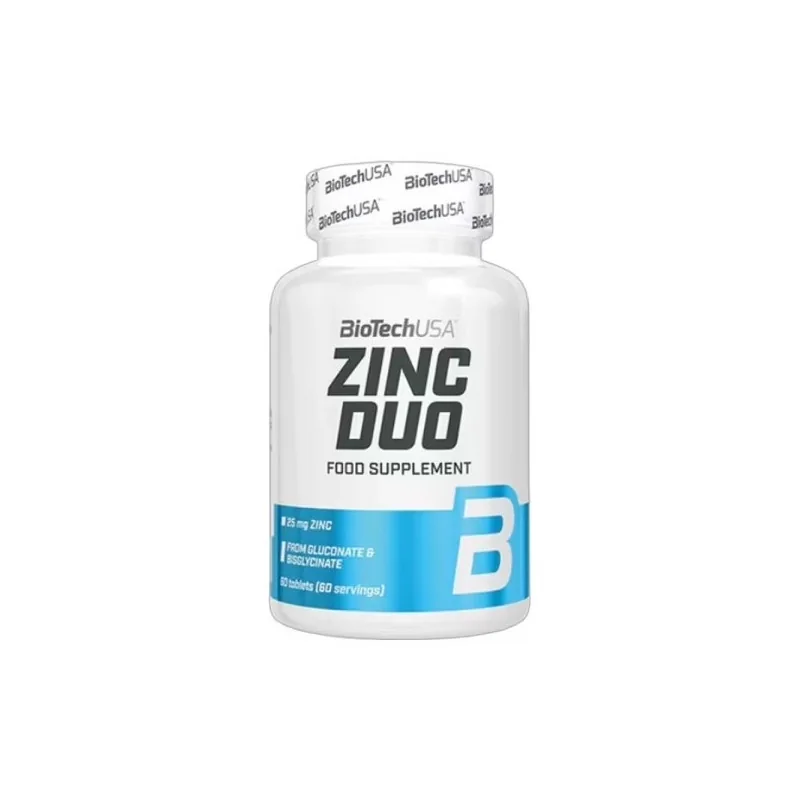 Zinc Duo 60 comprimés - BioTech USA