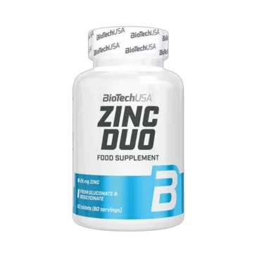 Zinc Duo 60 comprimés de BioTech USA pas cher - Nutriwellness