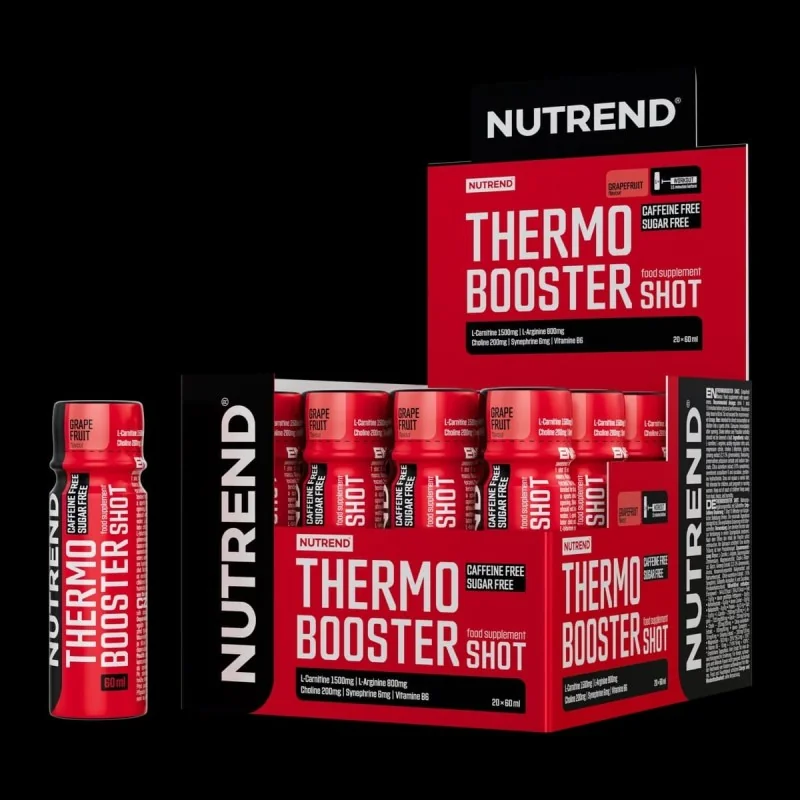 Thermobooster Shot, Grapefruit - 20 x 60 ml - Nutrend Thermobooster Shot, Grapefruit - 20 x 60 ml - Nutrend