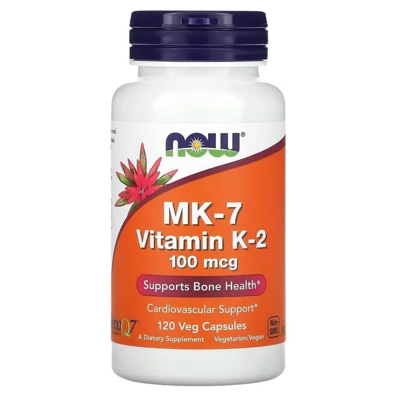 Vitamin K2-MK7 100 mcg (120 Caps) - Now Foods