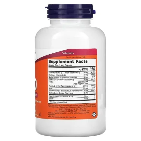 Vitamin B-50 - 250 vcaps - NOW Foods