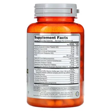 Sustained Energy - 90 vcaps de NOW Foods pas cher