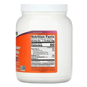 Sunflower Lecithin - Pure Powder - 454 grams - NOW Foods