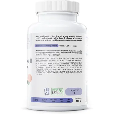 Collagen Type II with Hyaluronic Acid 60 caps d'Osavi - Nutriwellness