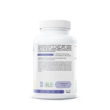 MSM, 1000mg - 60 vcaps d'Osavi pas cher - Nutriwellness