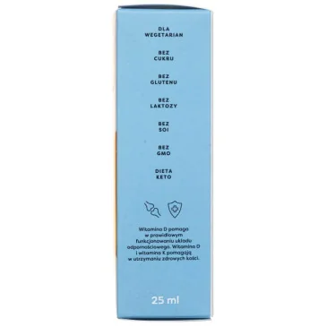 Vitamin D3 + K2 Oral Spray, Peppermint - 25 ml d'Osavi pas cher