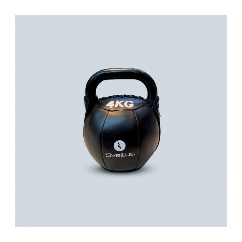 Soft Kettlebell PU Noir - Sveltus