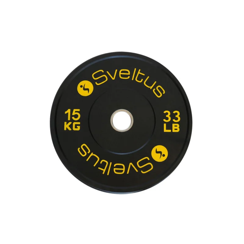 Disque olympique training 15 kg x1 - Sveltus