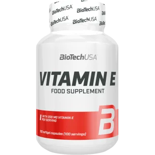 Vitamine E 200mg 100 Softgel Capsules de Biotech USA pas cher