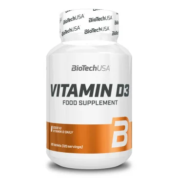 Vitamin D3 2000 UI 120 Comprimés  de BioTech USA
