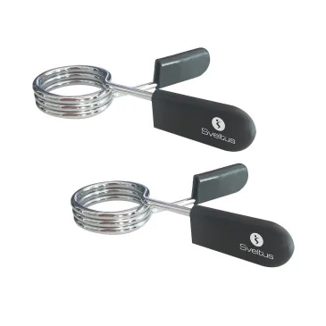 Barre caoutchouc + stop disques (paire) Sveltus - Nuriwellness