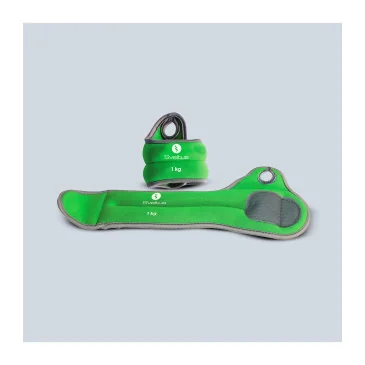 Bracelet lesté poignet 1 kg x2 de Sveltus pas cher - Nutriwellness