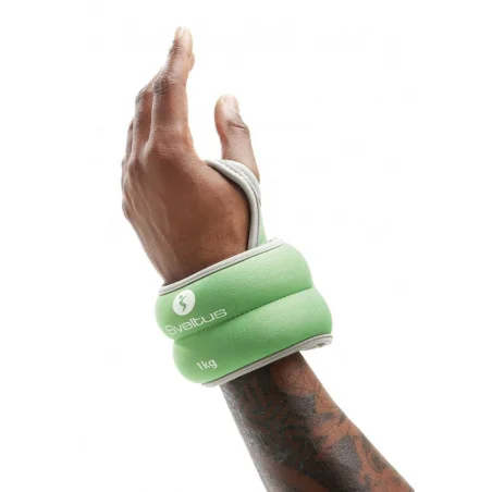 Bracelet lesté poignet 1 kg x2 - Sveltus