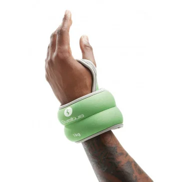 Bracelet lesté poignet 1 kg x2 de Sveltus pas cher - Nutriwellness