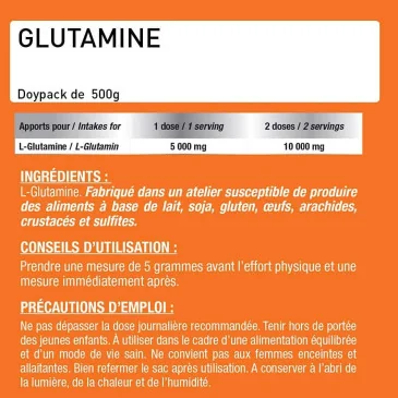Glutamine Pro Zero d'Eric Favre pas cher - Nutriwellness