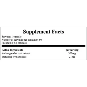Ashwagandha 60 gélules - Activlab