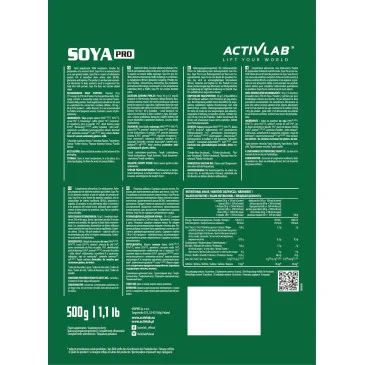 Soya Pro 500 g d'Activlab pas cher - Nutriwellness