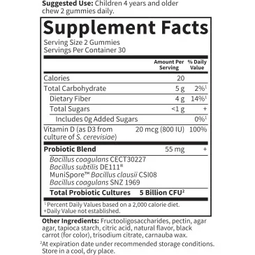 Dr. Formulated Probiotics Kids 5 Billion Gummies de Garden of Life