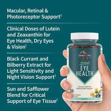 Herbals Eye Health - 30 vegan softgels de Garden of Life