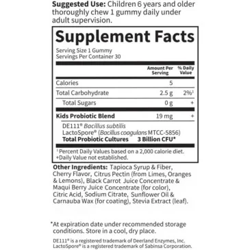 Kids Probiotic, 3 Billion CFU (Cherry) - 30 gummies de Garden of Life