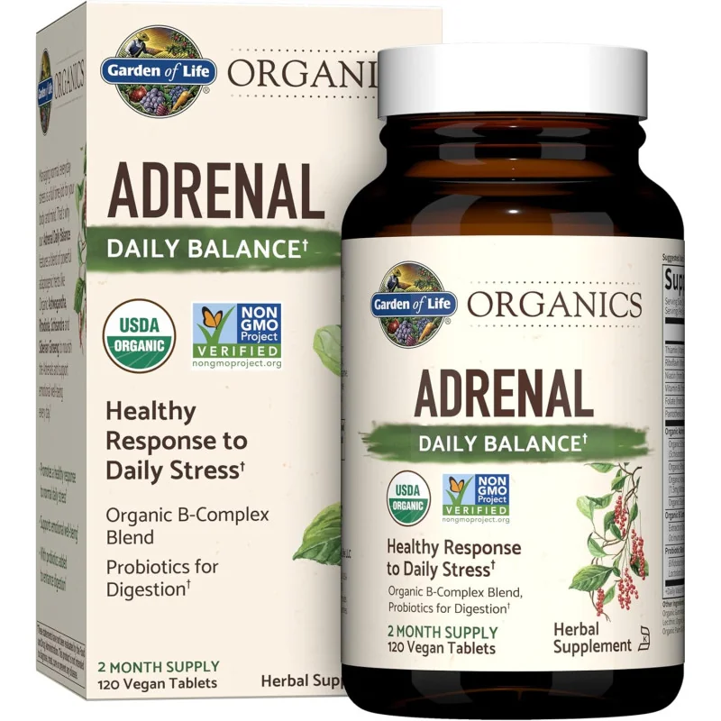 Mykind Adrenal Daily Balance - 120 vegan tablets - Garden of Life