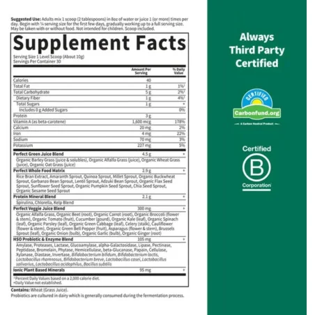 Perfect Food Original - 300 grams - Garden of Life