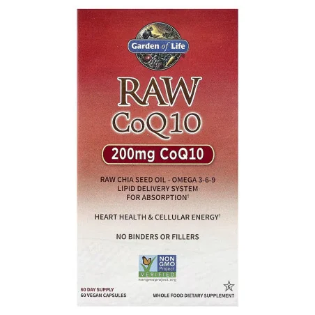 Raw CoQ10, 200mg - 60 vegan caps de Garden of Life