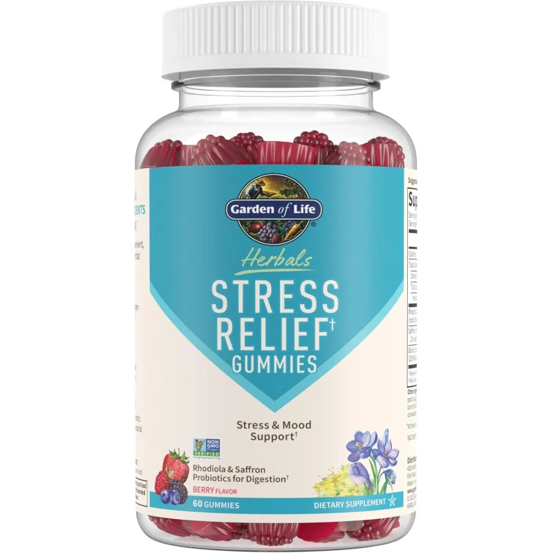 Stress Relief Gummies, Berry - 60 gummies - Garden of Life