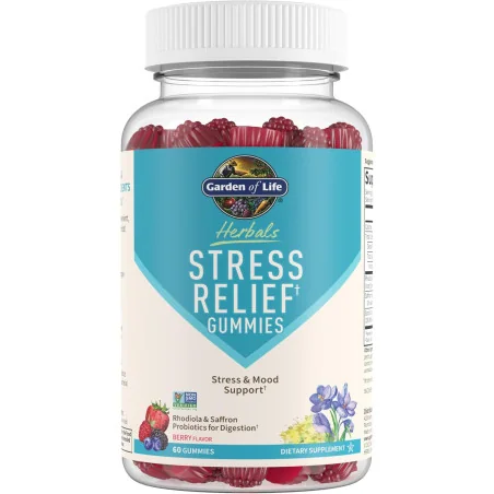 Stress Relief Gummies, Berry - 60 gummies de Garden of Life