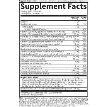 Vitamin Code Kids Multi with Iron Gummies, Orange de Garden of Life