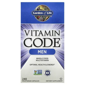 Vitamin Code Men - 120 vcaps de Garden of Life pas cher