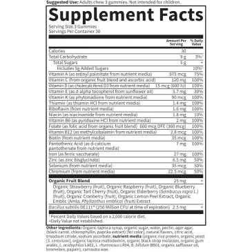 Vitamin Code Prenatal Multi with Iron & Folate Gummies Garden of Life